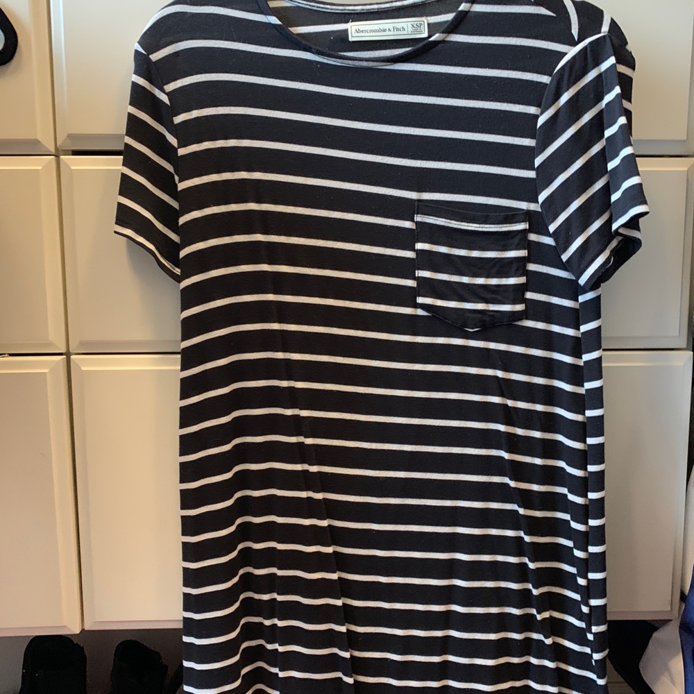 Abercrombie and Fitch Striped Tshirt Dress